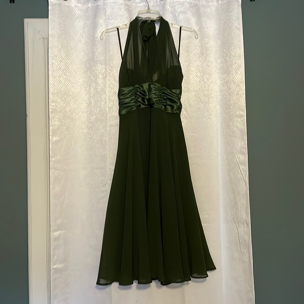 Green Party Dress